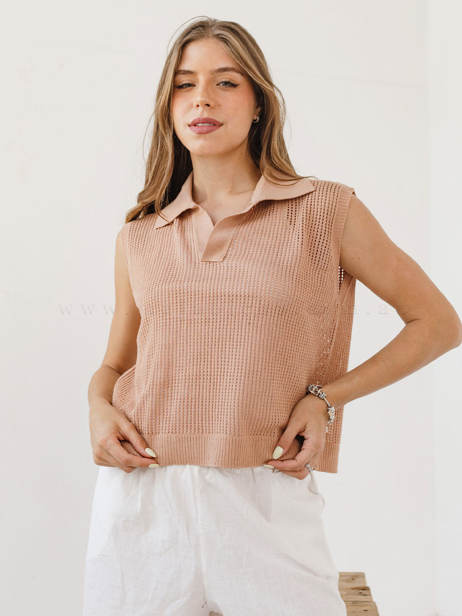 CHOMBA DE HILO CALADA HILO...